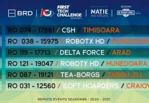 Echipa de robotică a CNTV, calificată la etapa națională a First Tech Challenge România