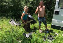 Depozitau ilegal deșeuri din dezmembrări