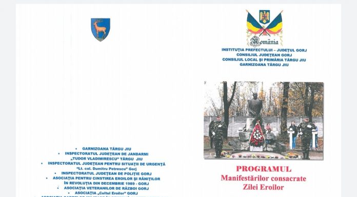 Vezi programul pregătit de autoritățile județene pentru Ziua Eroilor!