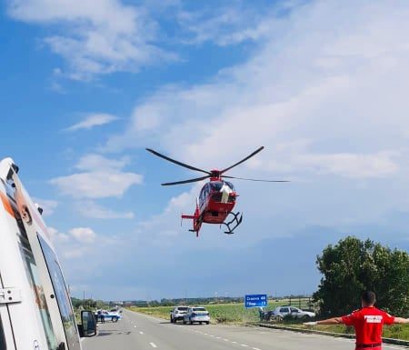 FOTO: Accident groaznic la Brăneşti! O femeie a decedat iar cele două fetiţe ale ei, în stare gravă!