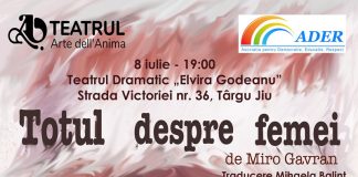 Spectacol de teatru în scop caritabil, organizat de ADER Târgu-Jiu