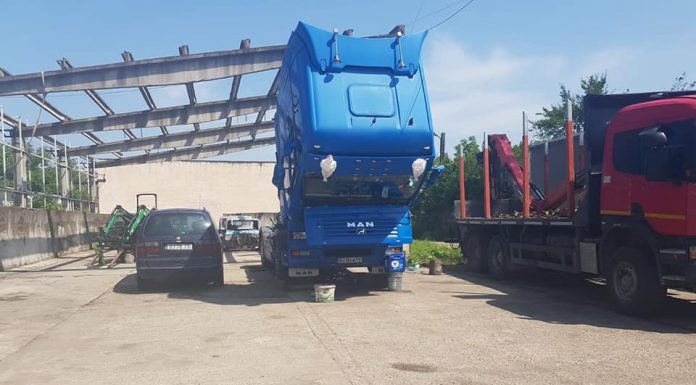 Service auto, amendat de Garda de Mediu Gorj