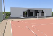 Bază sportivă cu teren multifuncțional și vestiare la un liceu din Gorj. Investiție CNI de peste 1,2 milioane lei!