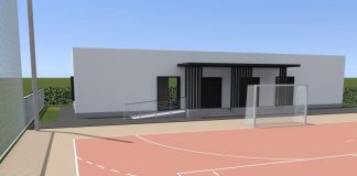 Bază sportivă cu teren multifuncțional și vestiare la un liceu din Gorj. Investiție CNI de peste 1,2 milioane lei!