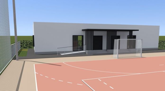 Bază sportivă cu teren multifuncțional și vestiare la un liceu din Gorj. Investiție CNI de peste 1,2 milioane lei!