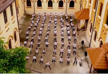 De Ziua Copilului, elevii de la CNSH au organizat un flashmob