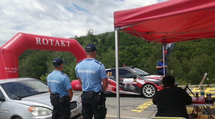 Jandarmii, prezenți la raliul de la Rânca