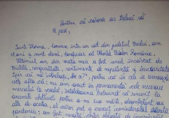 Scrisoare deschisă a copiilor pentru autorităţi