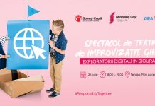 Luni, spectacol de teatru la mall-ul din Târgu Jiu