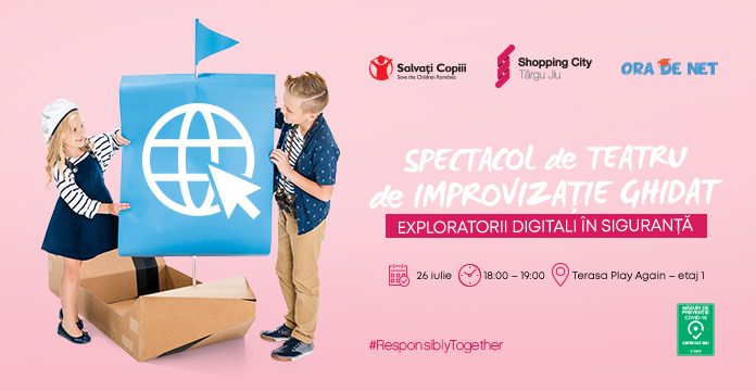 Luni, spectacol de teatru la mall-ul din Târgu Jiu