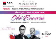 Turneul Stradivarius ajunge, din nou, la Târgu-Jiu! Concertul, pe 11 august, în Parcul Coloanei Infinitului