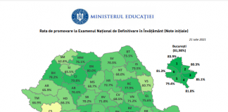Definitivat 2021: 69,11% – rată de promovare în Gorj. Trei candidați cu media 10