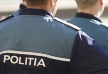 Protest al poliţiştilor în faţa MAI
