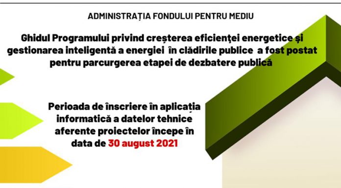 AFM: Modificări aduse Programului privind Eficiența Energetică în Clădiri Publice