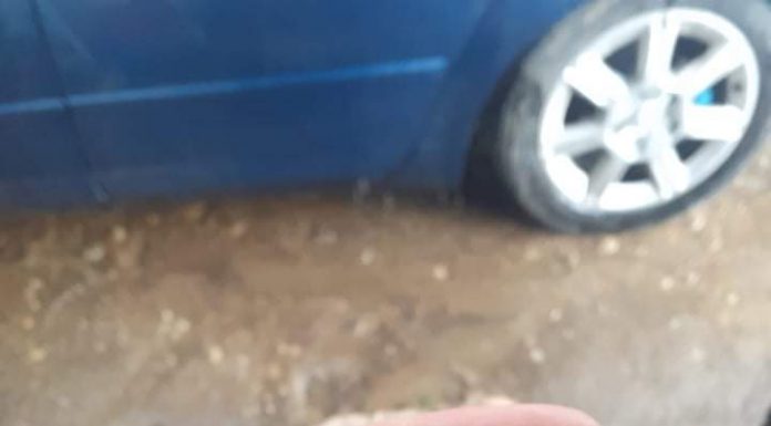 VIDEO: Grindina a speriat localnicii, la Bâlteni