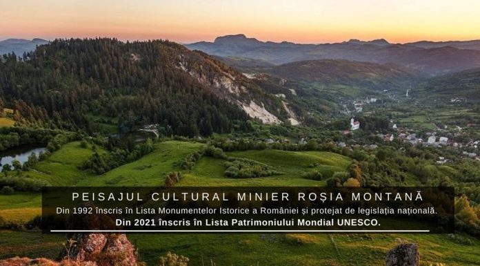 Roșia Montană, în Patrimoniul Mondial UNESCO