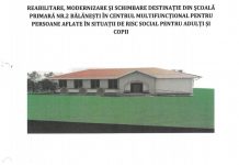 Școală transformată în centru multifuncțional pentru adulți și copii