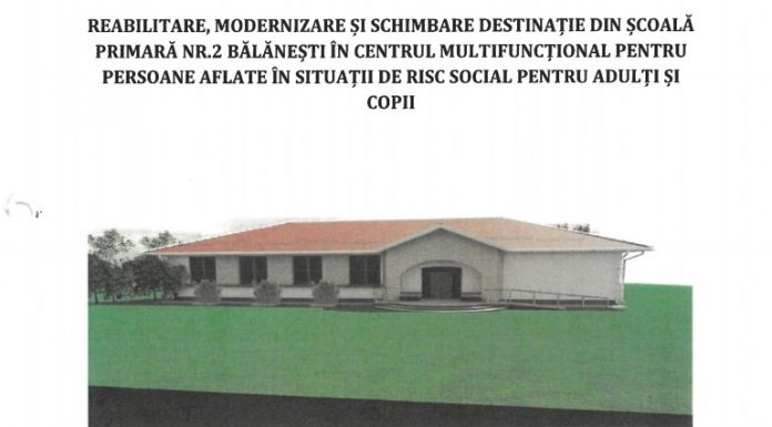 Școală transformată în centru multifuncțional pentru adulți și copii