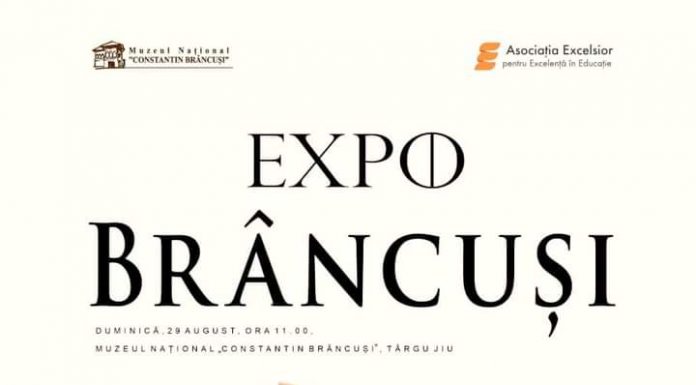 Frunza de stejar oferită de Constantin Brâncuşi lui Traian Vuia, expusă la Muzeul Național „Constantin Brâncuși”