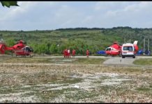 Premieră! Două elicoptere SMURD în același timp pe Insuliță!