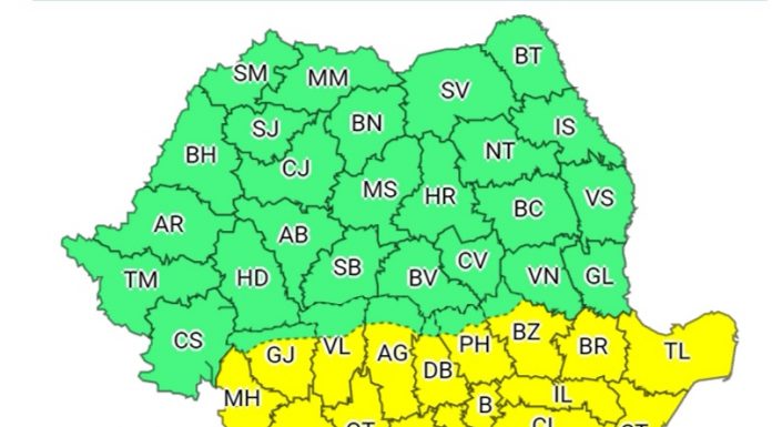 Gorjul, sub cod galben de caniculă