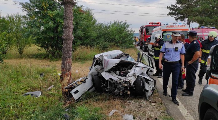 FOTO/VIDEO: Grav accident la Pojogeni! O femeie a murit iar un bărbat se află în stare gravă!