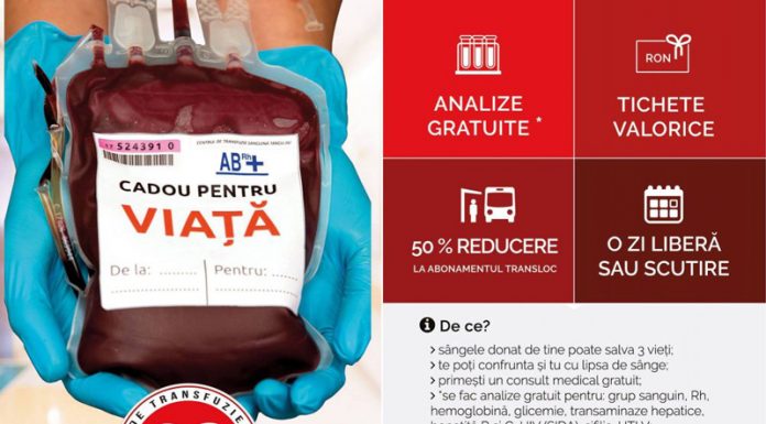 Ultimele săptămâni ale campaniei extinse de donare de sânge, organizate de mall-ul din Târgu-Jiu