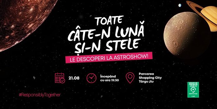 Călătorie în Univers, un show organizat de mall-ul din Târgu-Jiu