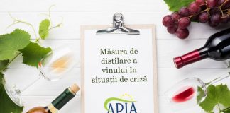 APIA primește cereri de plată pentru acordarea de sprijin financiar aferent măsurii de distilare a vinului în situații de criză