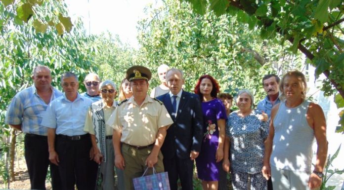 Oaspeți de seamă la aniversarea col. (rtr.) v.r. Bădescu C. Constantin din Comuna Aninoasa, Județul Gorj