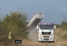 Cărau, ilegal, balast de la CET și-l descărcau lângă str. Narciselor!