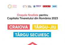 Municipiul Târgu-Jiu, în finala competiției pentru titlul de ”Capitala Tineretului”