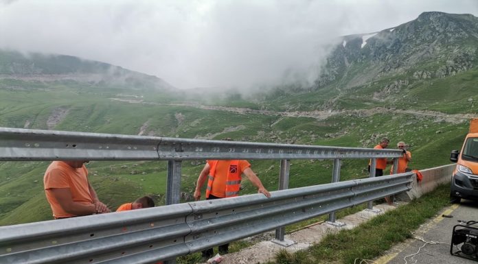 Lucrări pe Transalpina
