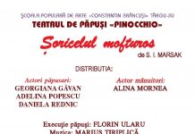 ”Șoricelul mofturos”, la Teatrul de Vară din Târgu-Jiu