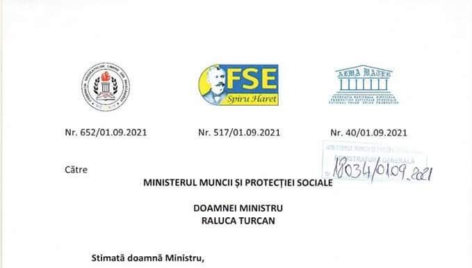 Sindicatele din educație cer o întâlnire cu ministrul Muncii