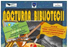„Nocturna Bibliotecii” la Biblioteca Județeană „Christian Tell” Gorj