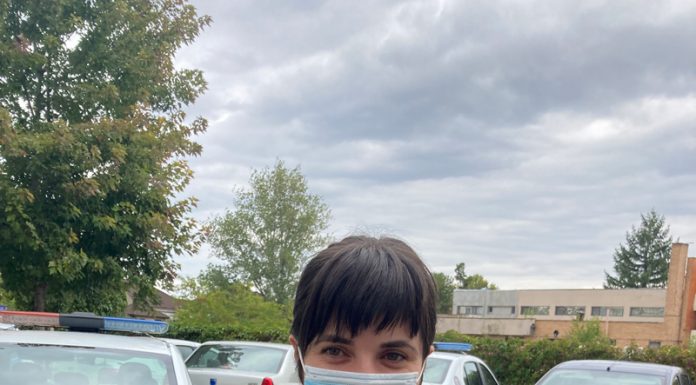 O gorjeancă, purtător de cuvânt al IPJ Mehedinți!