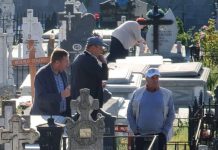 VIDEO: Cavouri, cu termen redus de valabilitate! Direcția Publică Motru construiește ilegal și prost locuri de veci