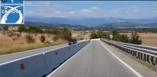 Parapete de beton pe DN 67, între Bengești și Câmpu Mare