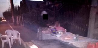 A scos grătarul în stradă