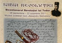 ,,Sabia Revoluției” – expoziție inedită la Muzeul Județean ,,Alexandru Ștefulescu” Târgu-Jiu