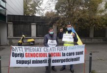 Nicu Bunoaica a intrat în greva foamei, în fața Ministerului Muncii!