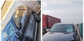 Simona Mărgăian a scăpat cu viață dintr-un grav accident rutier! Bolidul, foarte avariat pe partea șoferului