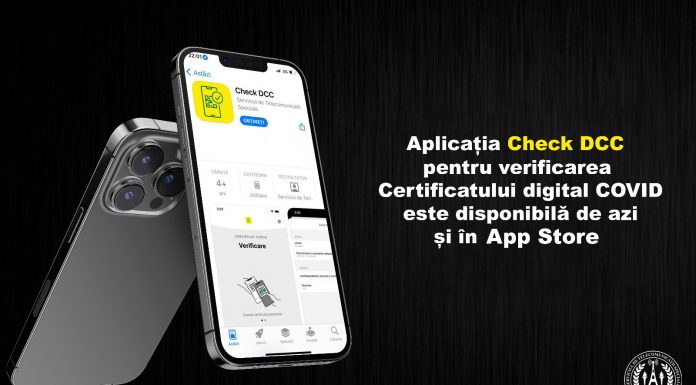 Aplicația de verificare a certificatelor digitale COVID, disponibilă și pe iPhone