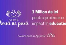 Granturi de 1 milion de lei pentru organizații non-guvernamentale și școli