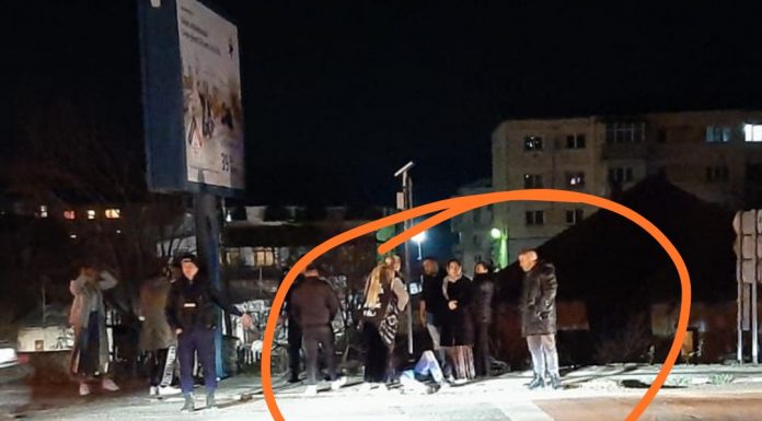 Accident cu victimă la Târgu Cărbunești! Un bărbat, în dureri, pe asfalt