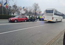 Accident cu trei mașini la Coloana Infinitului, persoane rănite ușor