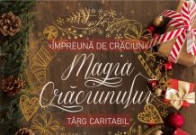 Târg caritabil de Crăciun la un colegiu din Târgu Jiu