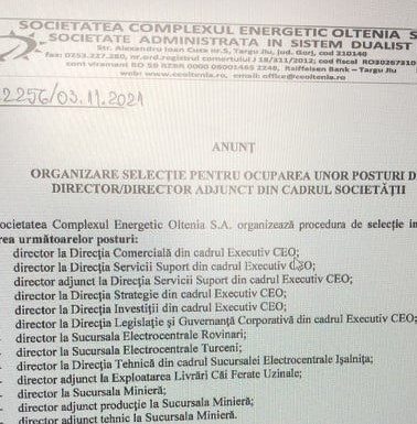 CEO, selecție pentru cele mai bănoase funcții de directori! 13 ȘEFI vor avea contracte pe perioadă nedeterminată!