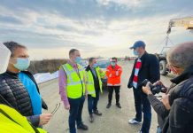 Vîlceanu, vizită pe șantierul centurii ocolitoare din Târgu-Jiu